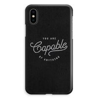 Capable: iPhone XS Max Volledig Geprint Hoesje