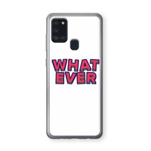 Whatever: Samsung Galaxy A21s Transparant Hoesje