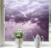 Wolken rolgordijnen Realistische lucht met zonlicht