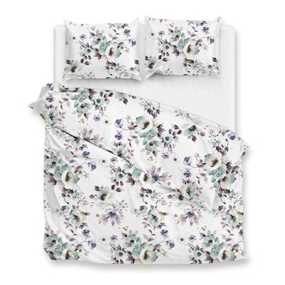 Dekbedovertrek Katoen - (1140x2601 cm) - Meerkleurig Flanel - Dessin: Bloemen - Zo!Home - Dekbed-Discounter.nl