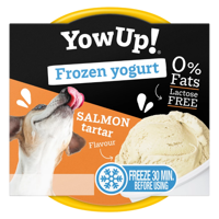 YowUp! Frozen Yoghurt Salmon Tartar voor hond en kat 110 gram YowUp! Frozen Yoghurt Salmon Tartar voor hond en kat 110 gram