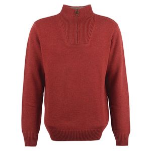 Herentrui Nelson half zip Brick Red