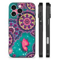 iPhone 16 Pro Leuk Telefoonhoesje Cirkels en Vlinders