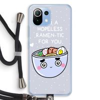 I'm A Hopeless Ramen-Tic For You: Xiaomi Mi 11 Lite Transparant Hoesje met koord