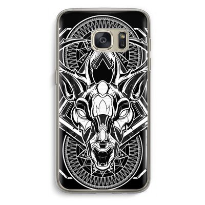 Oh Deer: Samsung Galaxy S7 Transparant Hoesje