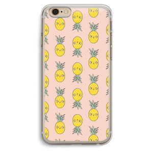 Ananas: iPhone 6 Plus / 6S Plus Transparant Hoesje