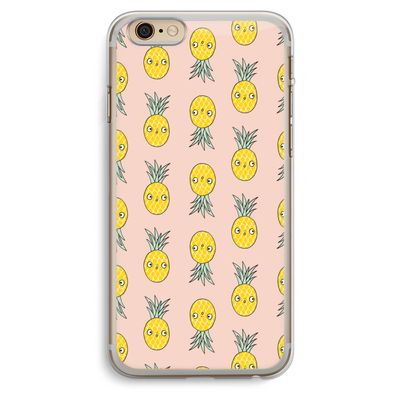 Ananas: iPhone 6 Plus / 6S Plus Transparant Hoesje