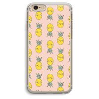 Ananas: iPhone 6 Plus / 6S Plus Transparant Hoesje