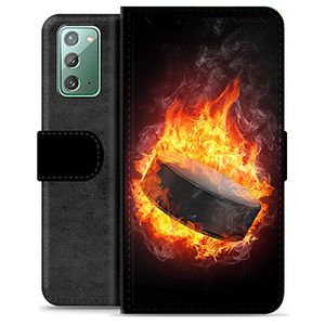 Samsung Galaxy Note20 Premium Portemonnee Hoesje - IJshockey