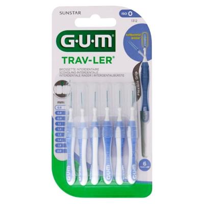 Gum Trav-Ler Interdentaal Borsteltje 0,6mm 6 Stuks