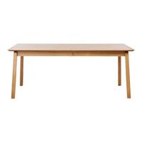 by fonQ Rollo Eettafel Uitschuifbaar 190/290 x 95 cm - Naturel Eiken