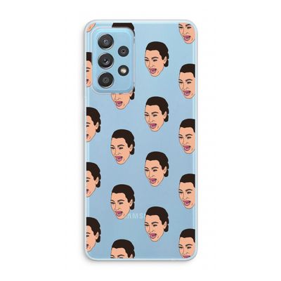 Ugly Cry Call: Samsung Galaxy A73 Transparant Hoesje