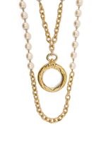 CHANEL Pre-Owned collier en chaîne à perles - Or - thumbnail