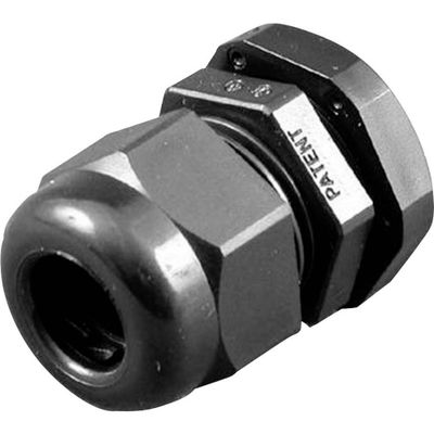 Hammond Electronics 1427CG9 Trekontlasting Klem-Ø (max.) 8 mm Polyamide Zwart 1 stuk(s)