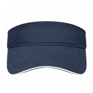 Myrtle Beach Zonneklep/pet - navy blauw - 47 cm - verstelbaar