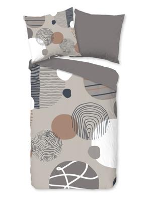 Good Morning Dekbedovertrek "" - Grijs - (135x200 cm) - Katoen