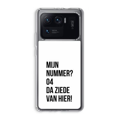 Da ziede van hier: Xiaomi Mi 11 Ultra Transparant Hoesje