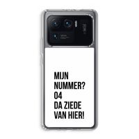 Da ziede van hier: Xiaomi Mi 11 Ultra Transparant Hoesje
