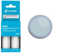 Cube touch-up pen set light blue pastel matt