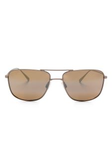 Maui Jim lunettes de soleil Mikioi à monture navigateur - Marron