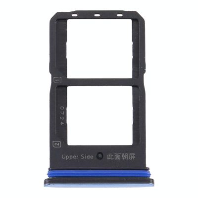SIM-kaartlade + SIM-kaartlade voor Vivo Y70s V2002A (Zilver)