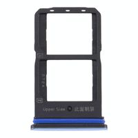 SIM-kaartlade + SIM-kaartlade voor Vivo Y70s V2002A (Zilver)
