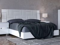 Bed UTOPIA DELUXE II 180x200 cm hoogglans wit - thumbnail