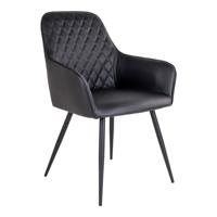 Harbo Eetkamerstoel - Zwart - set van 2
