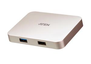 ATEN UH3235 USB-C 4K Ultra Mini Dock met Power Passthrough