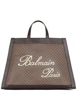 Balmain mini sac à main Olivier's Cabas - Marron