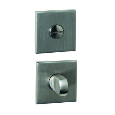 WC-sluiting verdekt 53x53x6mm met stift 6-8mm rvs