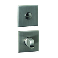 WC-sluiting verdekt 53x53x6mm met stift 6-8mm rvs