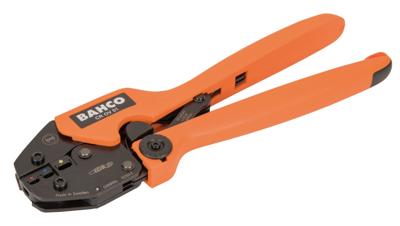 Bahco Krimptang | ratelmechanisme | voor geïsoleerde bevestigingen | ovaal | symmetrisch | 0.5 - 6.0 mm² | 20-10 AWG - CR OV 01