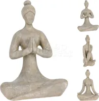 Tuinbeeld Yoga Dame 46cm Assorti 1st