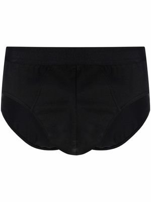 Brioni slip à taille élastiquée - Noir