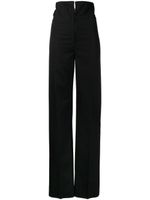 LITKOVSKA pantalon en laine à taille haute - Noir LITKOVSKA pantalon en laine à taille haute - Noir