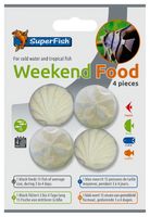 Superfish Weekend Food 4x - Voedingsblokken voor 15 Vijvervissen, Voeding 3-4 Dagen Superfish Weekend Food 4x - Voedingsblokken voor 15 Vijvervissen, Voeding 3-4 Dagen