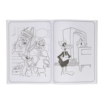 Boek Specials Nederland BV Warner bros color kleurboek looney tunes met stickers
