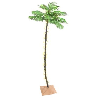 VidaXL Palmboom led 136 led&apos;s warmwit 220 cm