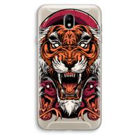 Tiger and Rattlesnakes: Samsung Galaxy J7 (2017) Transparant Hoesje