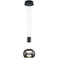LED Hanglamp Mat Zwart - Dimbaar 8W - Warm Wit 3000K - Aluminium