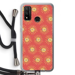 Zon: Huawei P Smart (2020) Transparant Hoesje met koord