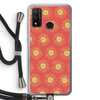 Zon: Huawei P Smart (2020) Transparant Hoesje met koord
