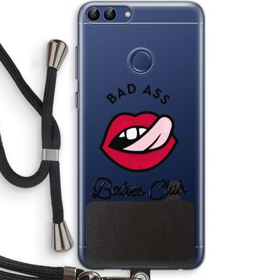 Badass Babes Club: Huawei P Smart (2018) Transparant Hoesje met koord