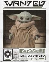 Poster Star Wars The Mandalorian Grogu Wanted 40x50cm