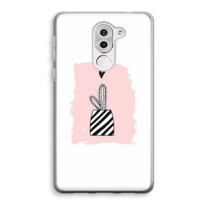 Zwart-wit cactus: Honor 6X Transparant Hoesje