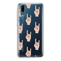 Rock: Huawei P20 Transparant Hoesje