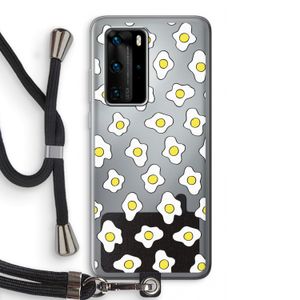 Spiegeleitjes: Huawei P40 Pro Transparant Hoesje met koord