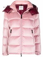 Moncler doudoune Holostee en velours - Rose