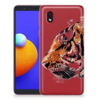 Smartphone hoesje Samsung Galaxy A01 Core Watercolor Tiger